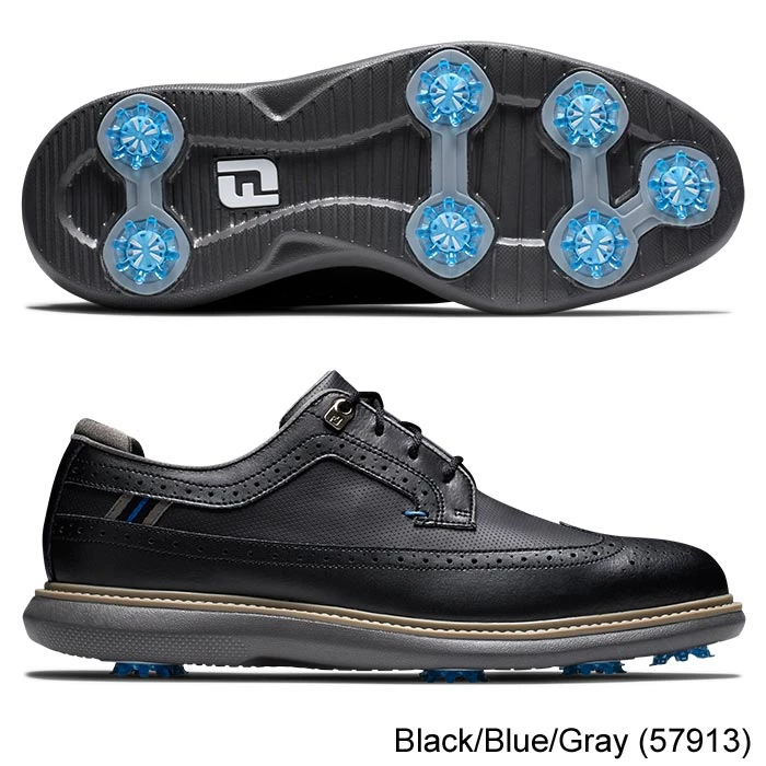 Footjoy Traditions - Wing Tip Golf Shoes - Image 3
