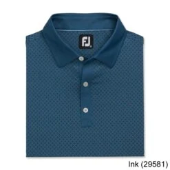 Footjoy Diamond Dot Print Lisle Self Collar