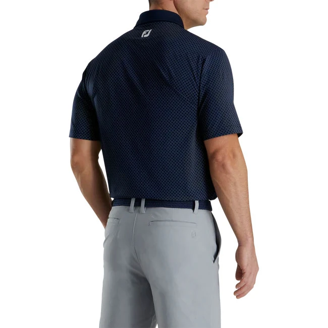 Footjoy Diamond Dot Print Lisle Self Collar - Image 5