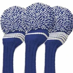 Jan Craig Royal White Stripe Headcover Set