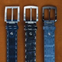 Links & Kings Caiman Crocodile Belt