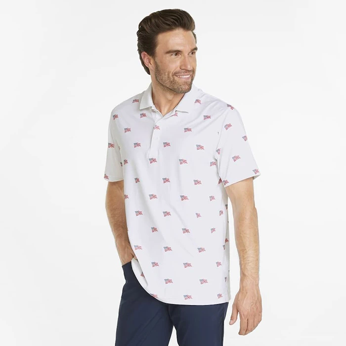 Puma Volition Flags Golf Polo - Image 3