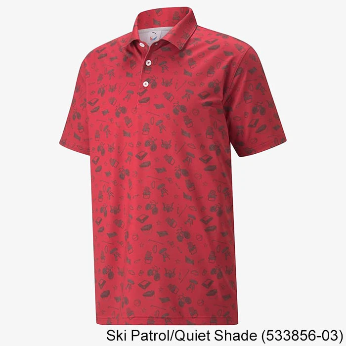 Puma Volition Block Party Golf Polo