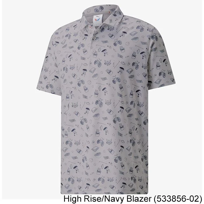 Puma Volition Block Party Golf Polo - Image 3