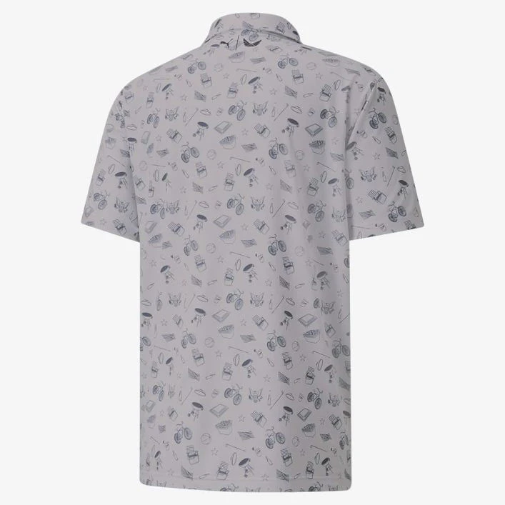 Puma Volition Block Party Golf Polo - Image 4
