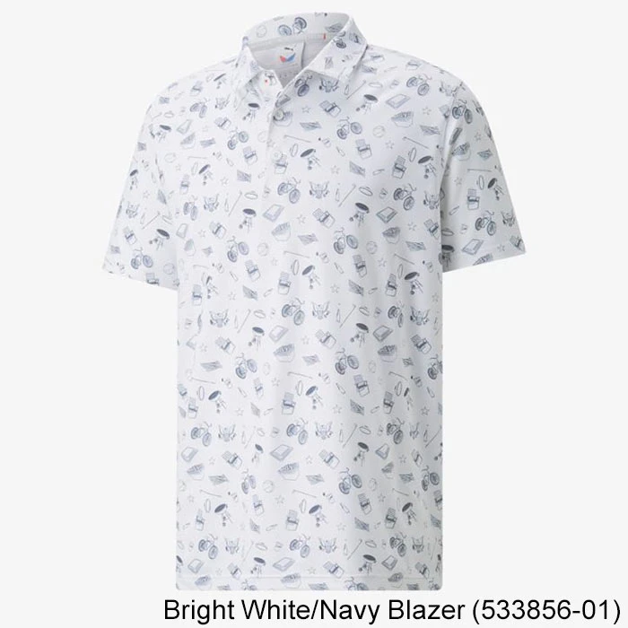 Puma Volition Block Party Golf Polo - Image 5