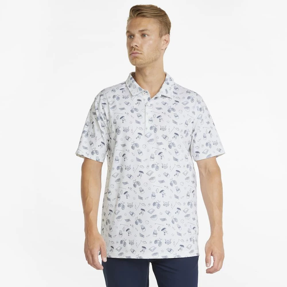 Puma Volition Block Party Golf Polo - Image 8