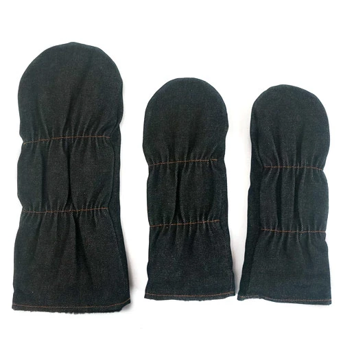 Rose & Fire Black Raw Denim Headcover Set