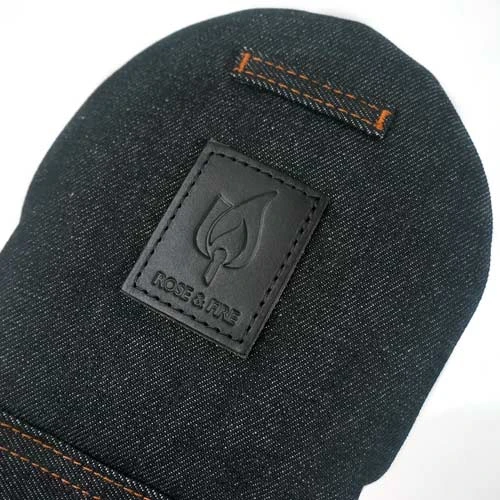 Rose & Fire Black Raw Denim Headcover Set - Image 2