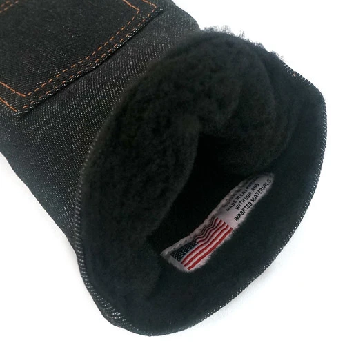 Rose & Fire Black Raw Denim Headcover Set - Image 4