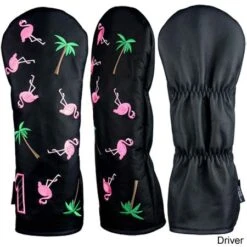 Rose & Fire Flamingo Premium USA Leather Headcover