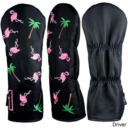 Rose & Fire Flamingo Premium USA Leather Headcover