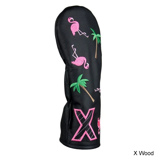 Rose & Fire Flamingo Premium USA Leather Headcover - Image 3