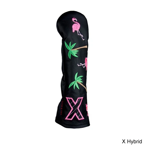 Rose & Fire Flamingo Premium USA Leather Headcover - Image 4