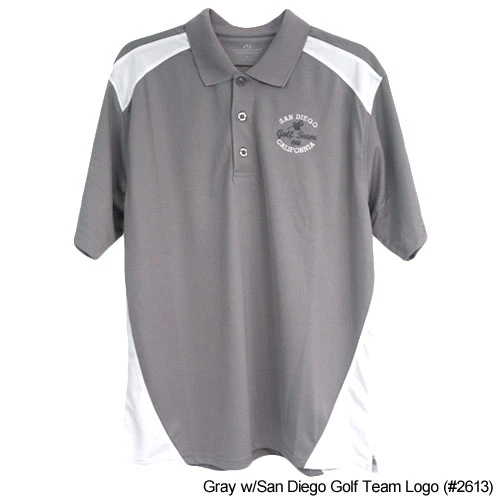 San Diego Gift Omega Sport Block Polo Shirts
