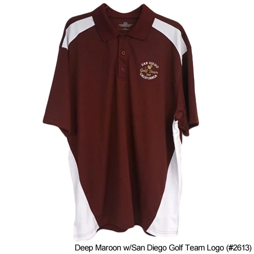 San Diego Gift Omega Sport Block Polo Shirts - Image 3