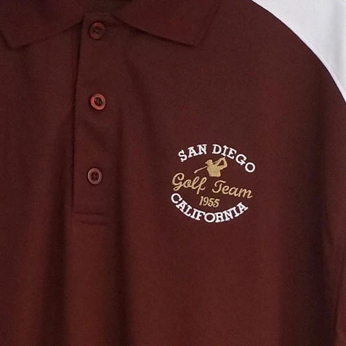 San Diego Gift Omega Sport Block Polo Shirts - Image 4