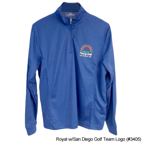 San Diego Gift Vansport Mesh 1/4 Zip Tech Pullovers (#3405)