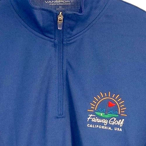 San Diego Gift Vansport Mesh 1/4 Zip Tech Pullovers (#3405) - Image 2