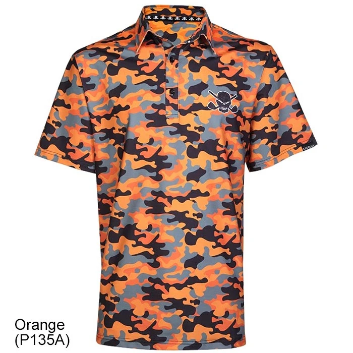 Tattoo Golf Camo Cool-Stretch Golf Shirt - Image 3