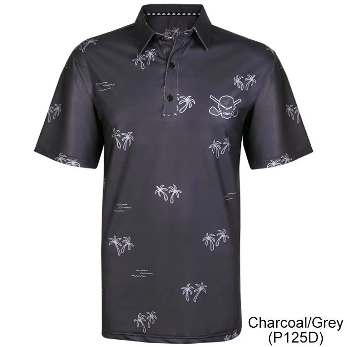 Tattoo Golf Aloha Cool-Stretch Hawaiian Golf Shirt