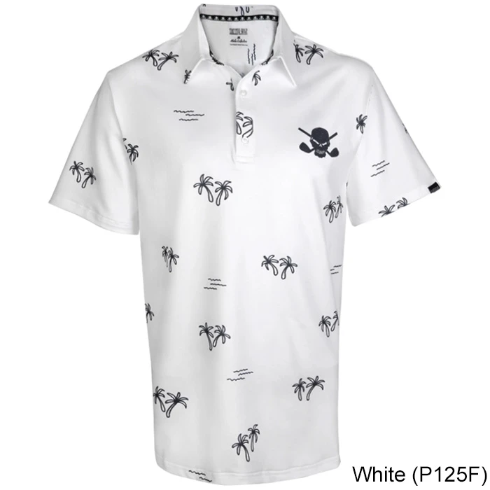 Tattoo Golf Aloha Cool-Stretch Hawaiian Golf Shirt - Image 3