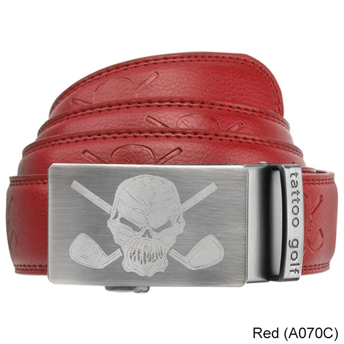 Tattoo Golf Leather Ratchet Belt - Image 4