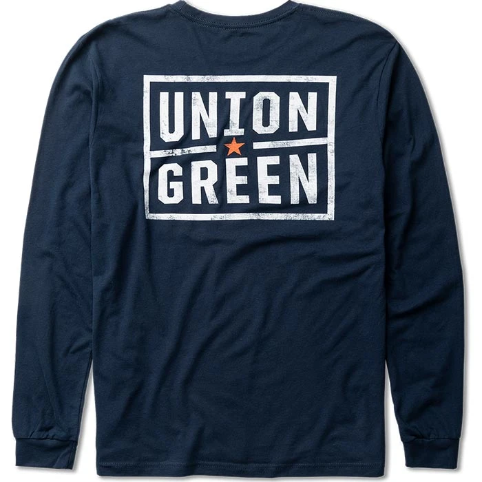 Union Green Double Hit Grit Long Sleeve T-Shirt