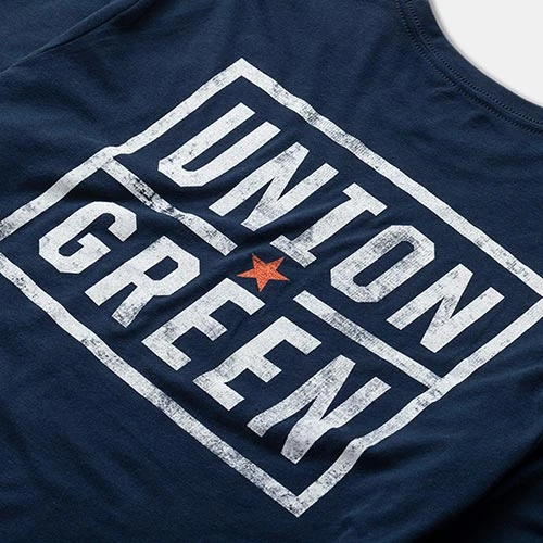 Union Green Double Hit Grit Long Sleeve T-Shirt - Image 4