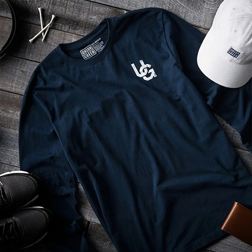 Union Green Double Hit Grit Long Sleeve T-Shirt - Image 5