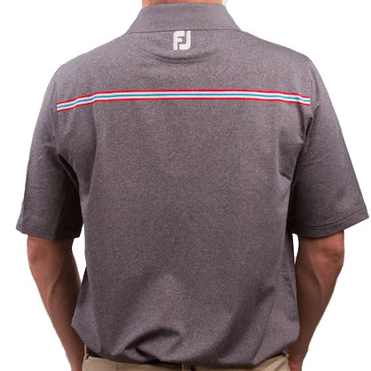 Vokey Design FJ ProDry Lisle Chest Stripe Polo Shirts - Image 2