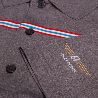 Vokey Design FJ ProDry Lisle Chest Stripe Polo Shirts - Image 3